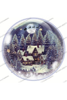 Christmas Star Night Snow Globe - Wreath Enhancement - Michelle's aDOORable Creations - Signature Signs