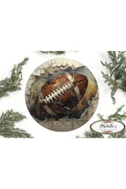 Shop For Cracked Wall Football Sign - Wreath Enhancement
