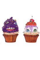 Creepy Cupcakes Crazy Eyes And Crabby Crumbs Assortment of 2 - Michelle's aDOORable Creations - Halloween Decor