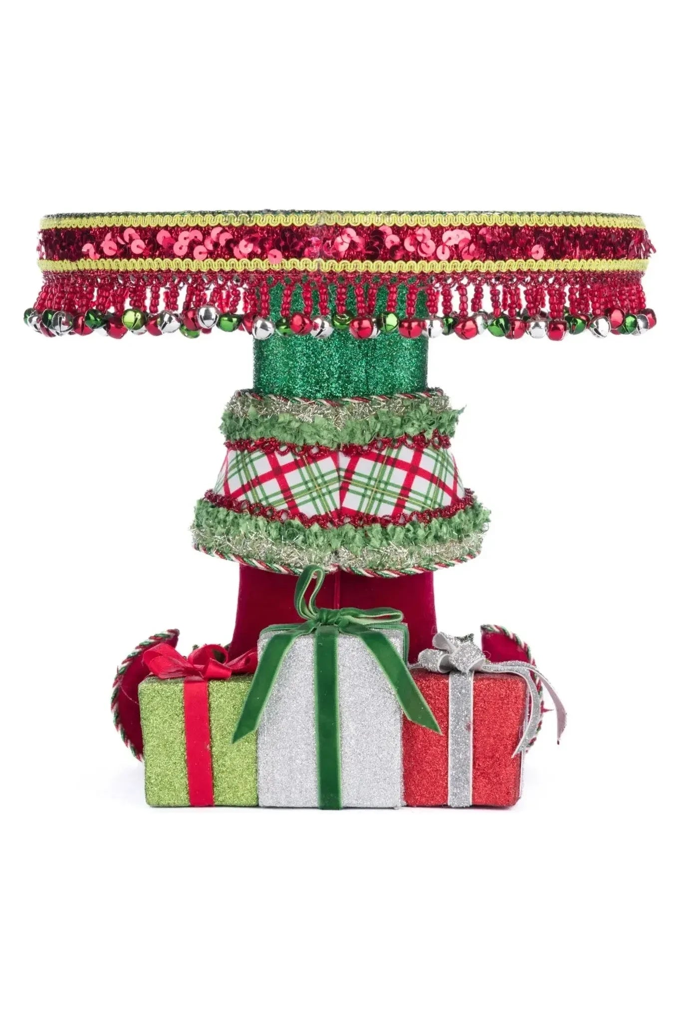 Elf Boots Cake Plate - Michelle's aDOORable Creations - Christmas Tree Topper