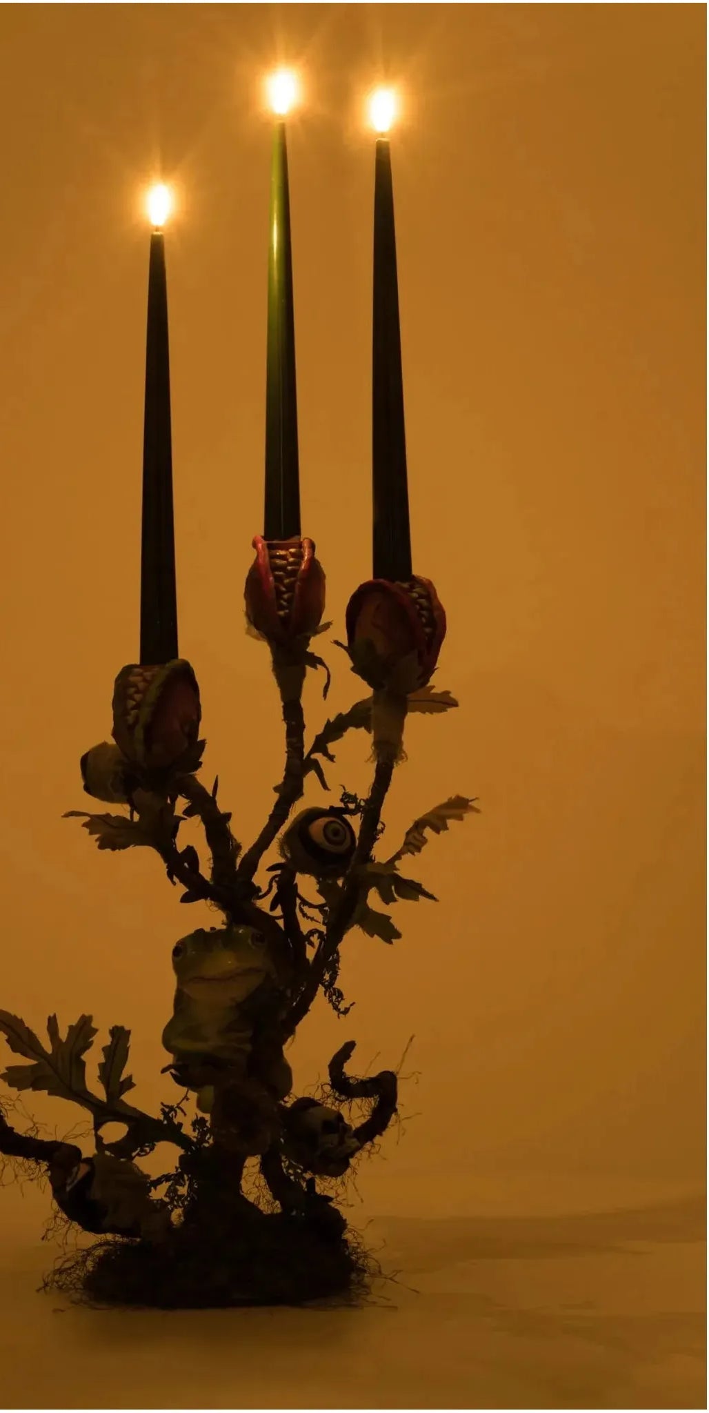 Enchanted Plant Candelabra - Michelle's aDOORable Creations - Halloween Decor