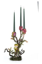 Enchanted Plant Candelabra - Michelle's aDOORable Creations - Halloween Decor