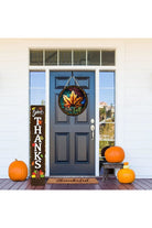 Shop For Faux Stained Glass Hello Fall Sign - Wreath Accent Sign
