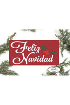Shop For Feliz Navidad Sign - Wreath Enhancement