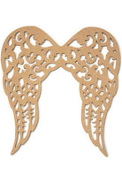Filigree Angel Wings Wood Cutout - Unfinished Wood - Michelle's aDOORable Creations - Signature Signs