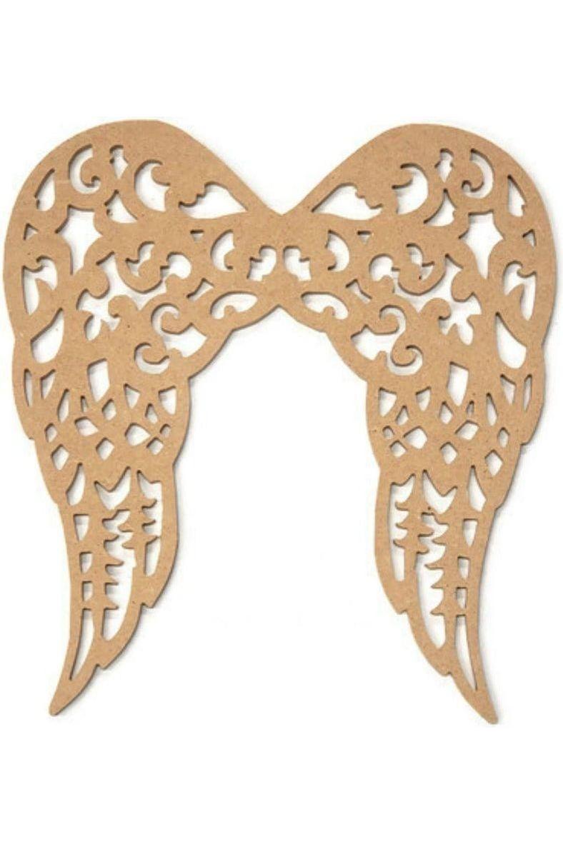 Shop For Filigree Angel Wings Wood Cutout - Unfinished Wood at Michelle's aDOORable Creations