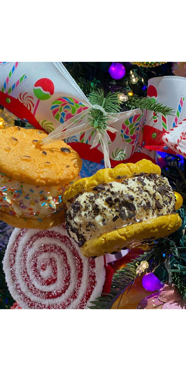 Foam Ice Cream Sandwich Ornaments - Michelle's aDOORable Creations - Holiday Ornaments