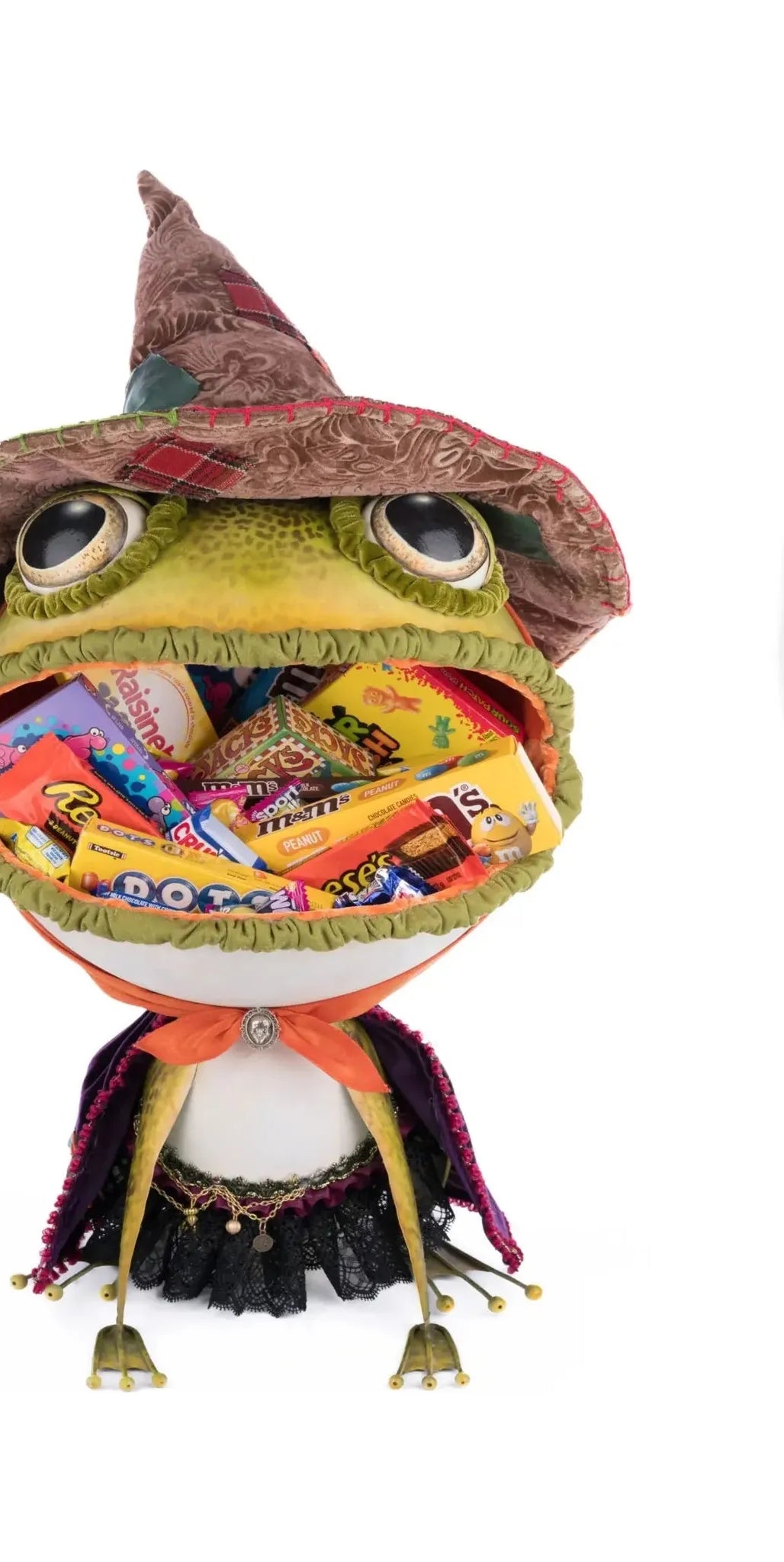 Franklin The Frog Candy Container - Michelle's aDOORable Creations - Halloween Decor