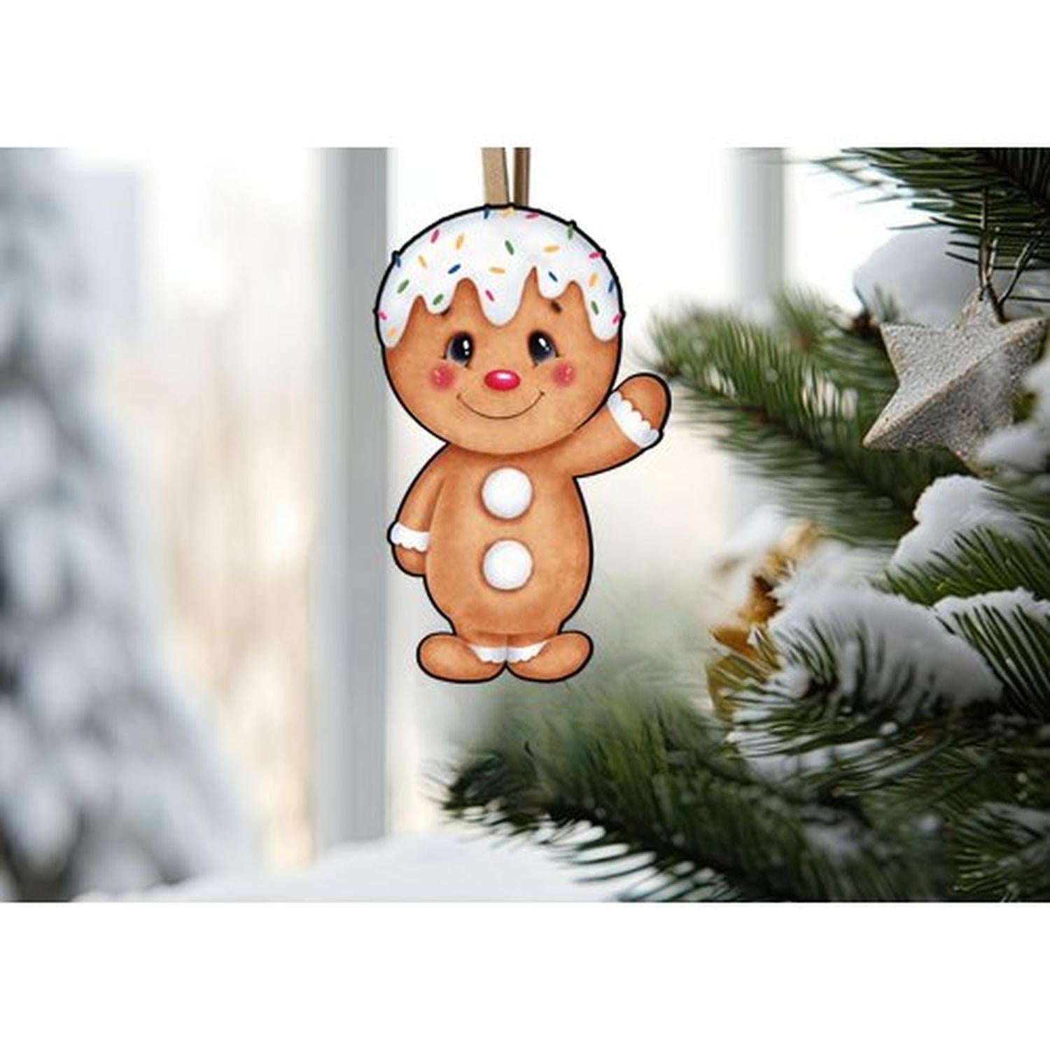 Gingerbread Boy Sweet Shoppe Sign GBB2- Wreath Enhancement