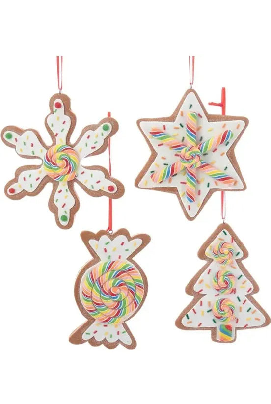 Shop For Gingerbread Cookie Shape Ornaments D3398