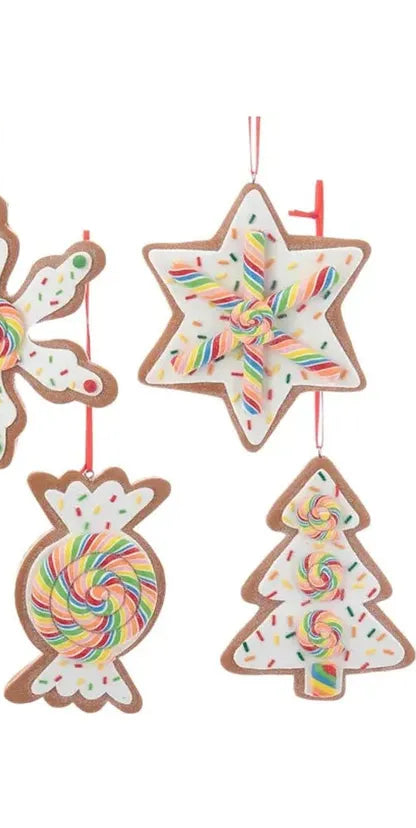 Gingerbread Cookie Shape Ornaments - Michelle's aDOORable Creations - Holiday Ornaments