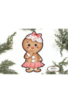 Gingerbread Girl Sweet Shoppe Sign GBG1- Wreath Enhancement - Michelle's aDOORable Creations - Signature Signs