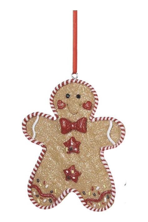 Gingerbread Men, Tree and Heart Ornaments - Michelle's aDOORable Creations - Holiday Ornaments