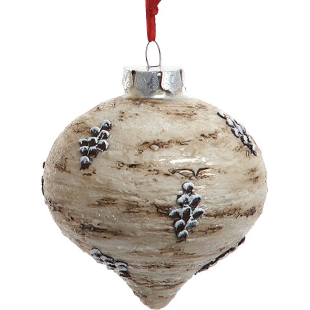 Shop For Glass Birch Berries Textured Ornament at Michelle's aDOORable Creations