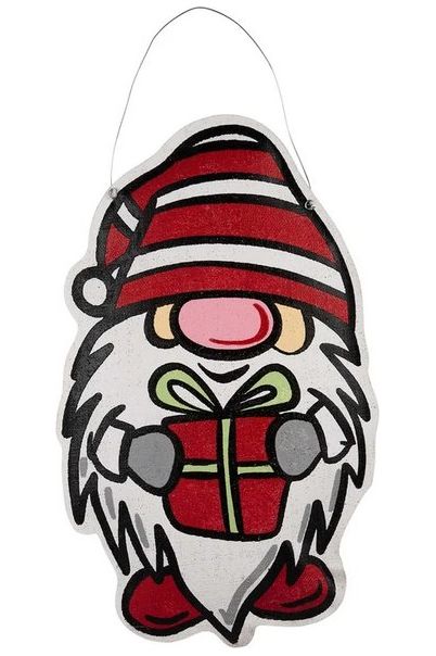 Shop For Gnome Reversible Burlee Door Hanger at Michelle's aDOORable Creations