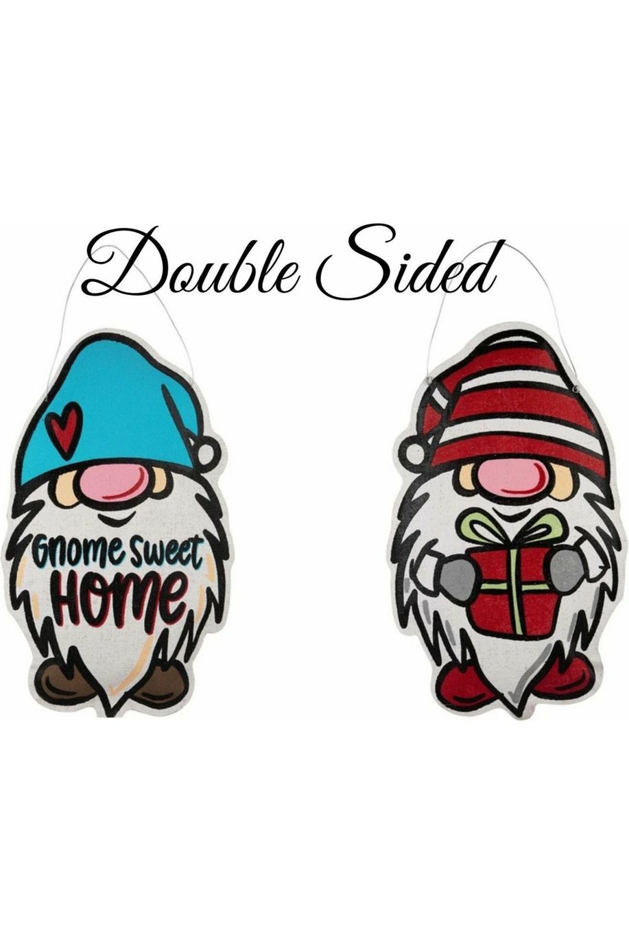 Shop For Gnome Reversible Burlee Door Hanger at Michelle's aDOORable Creations