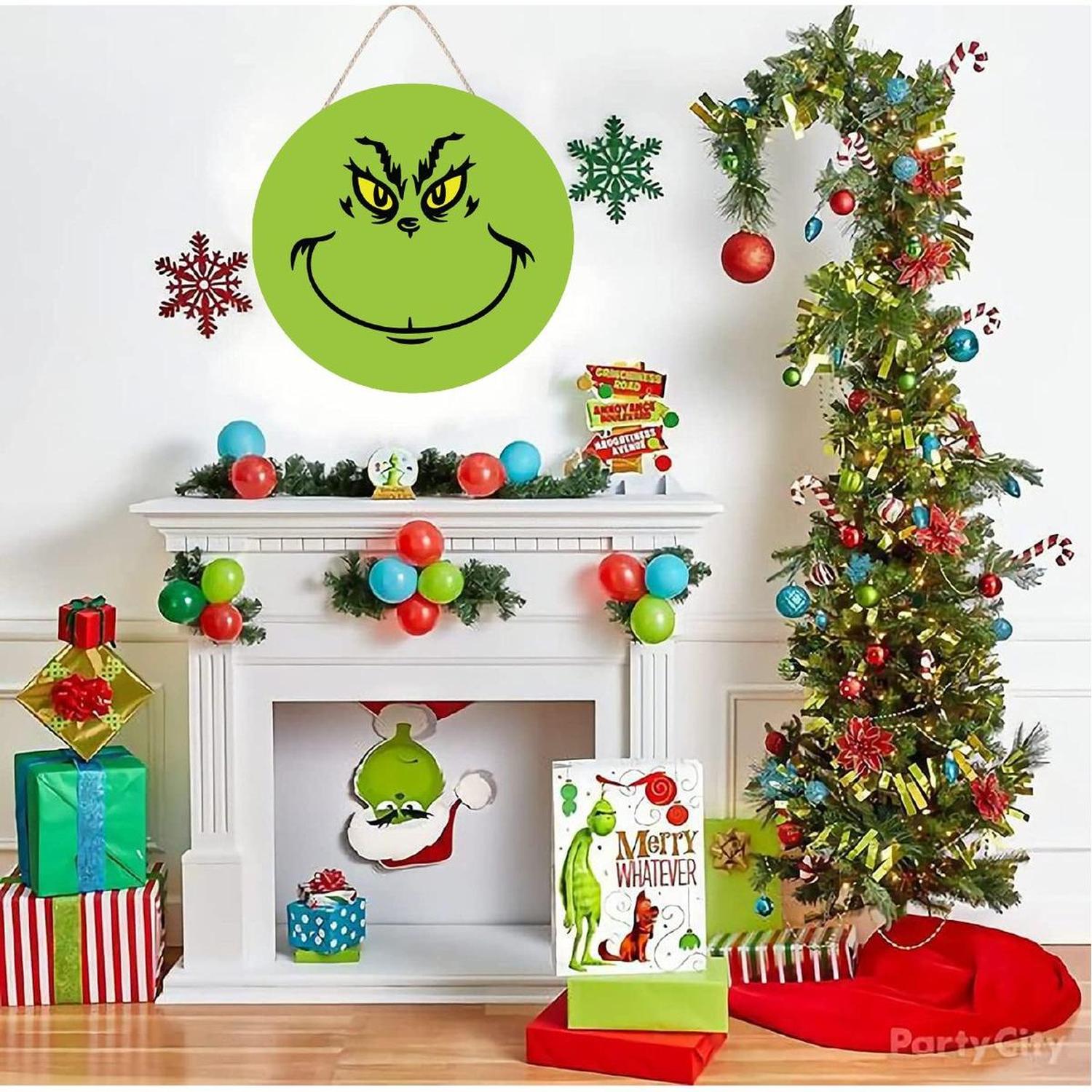 Shop For Green Monster Round Sign - Wreath Enhancement at Michelle's aDOORable Creations