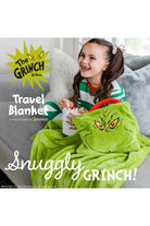 Grinch Christmas Fleece Throw Blanket - Michelle's aDOORable Creations - Christmas Decor