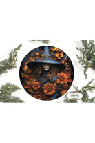Shop For Halloween 3D Witch Sunflowers Sign - Wreath Enhancement