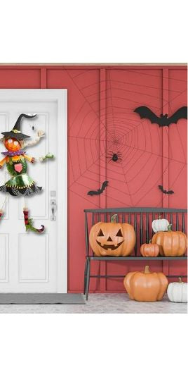 Halloween Witch Screen Door Hanger - Michelle's aDOORable Creations - Door Hanger