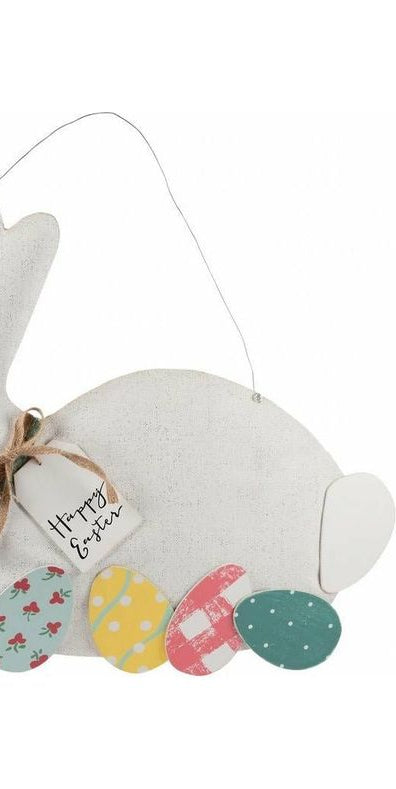 Happy Easter Bunny Door Hanger Burlee - Michelle's aDOORable Creations - Door Hanger