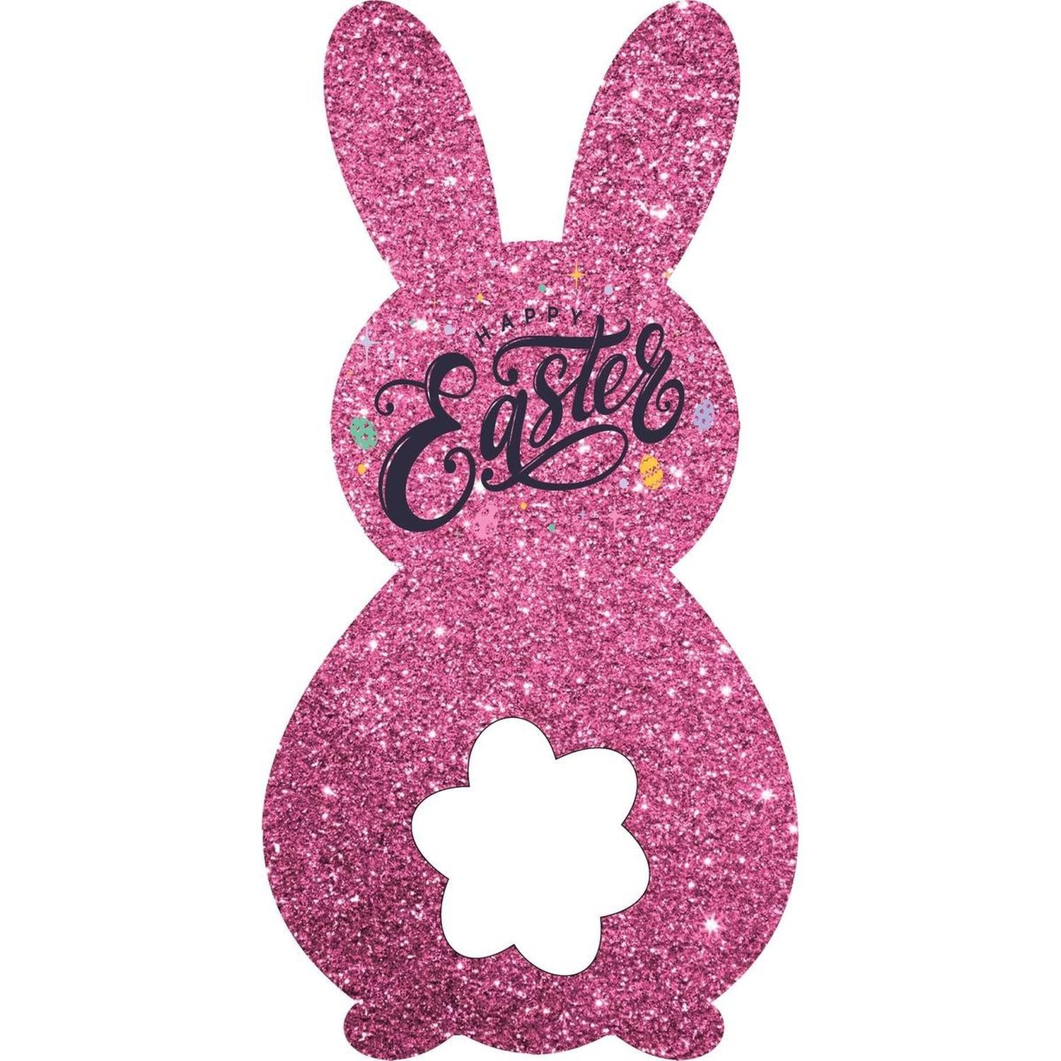 Shop For Happy Easter Metal Bunny Sign at Michelle's aDOORable Creations