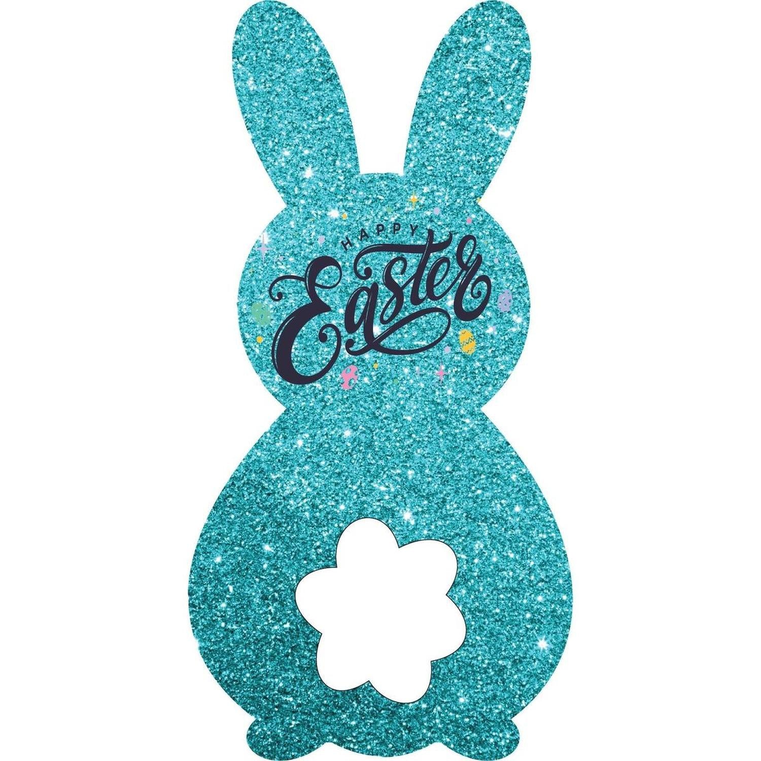 Shop For Happy Easter Metal Bunny Sign at Michelle's aDOORable Creations