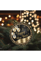Shop For Happy New Year Leopard Gold Sign - Wreath Enhancement