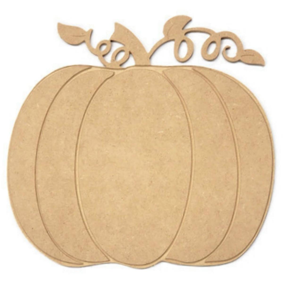 Shop For Harvest Pumpkin Wood Cutout - Unfinished Wood at Michelle's aDOORable Creations