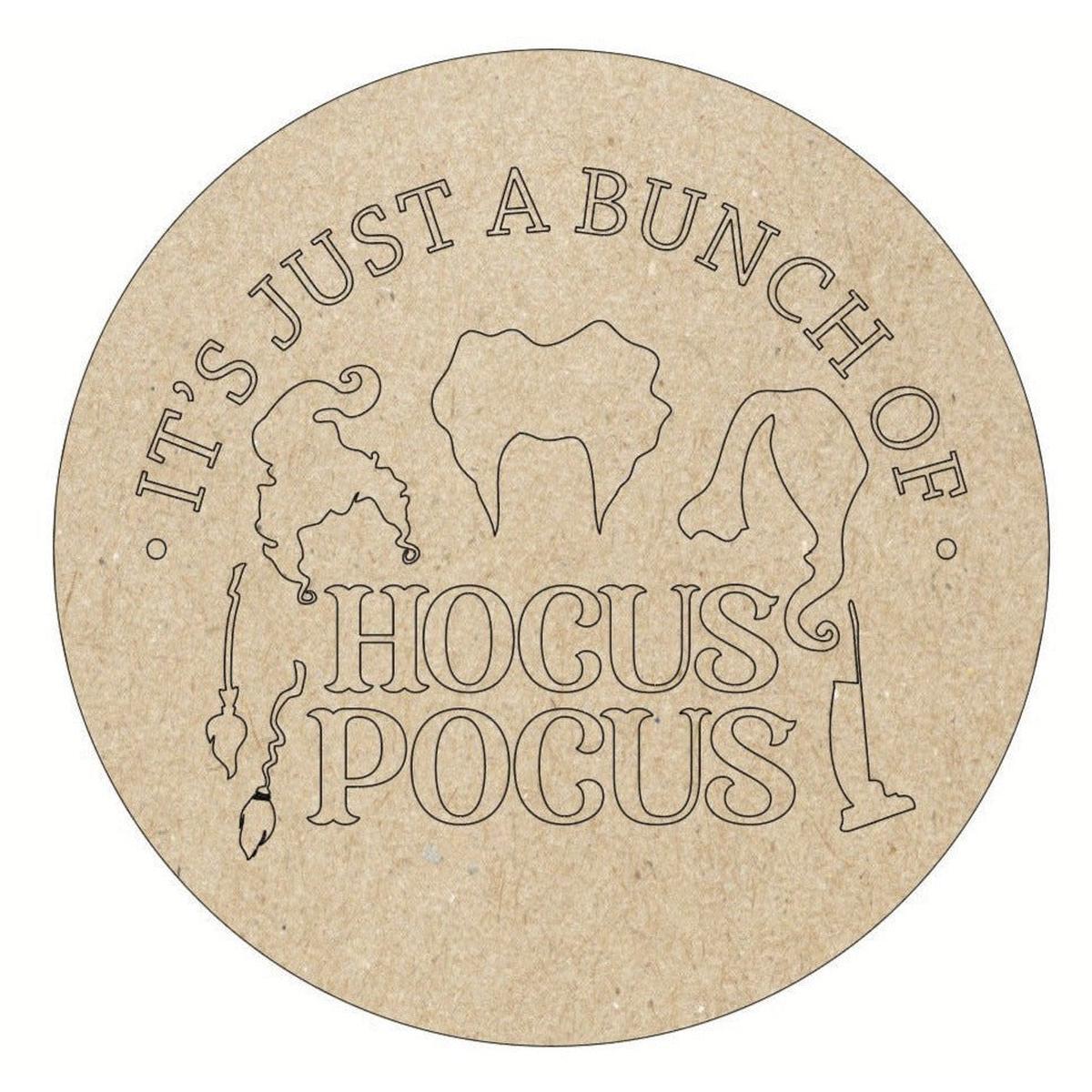 Shop For Hocus Pocus Sisters Unfinished Wood Blank Door Hanger at Michelle's aDOORable Creations