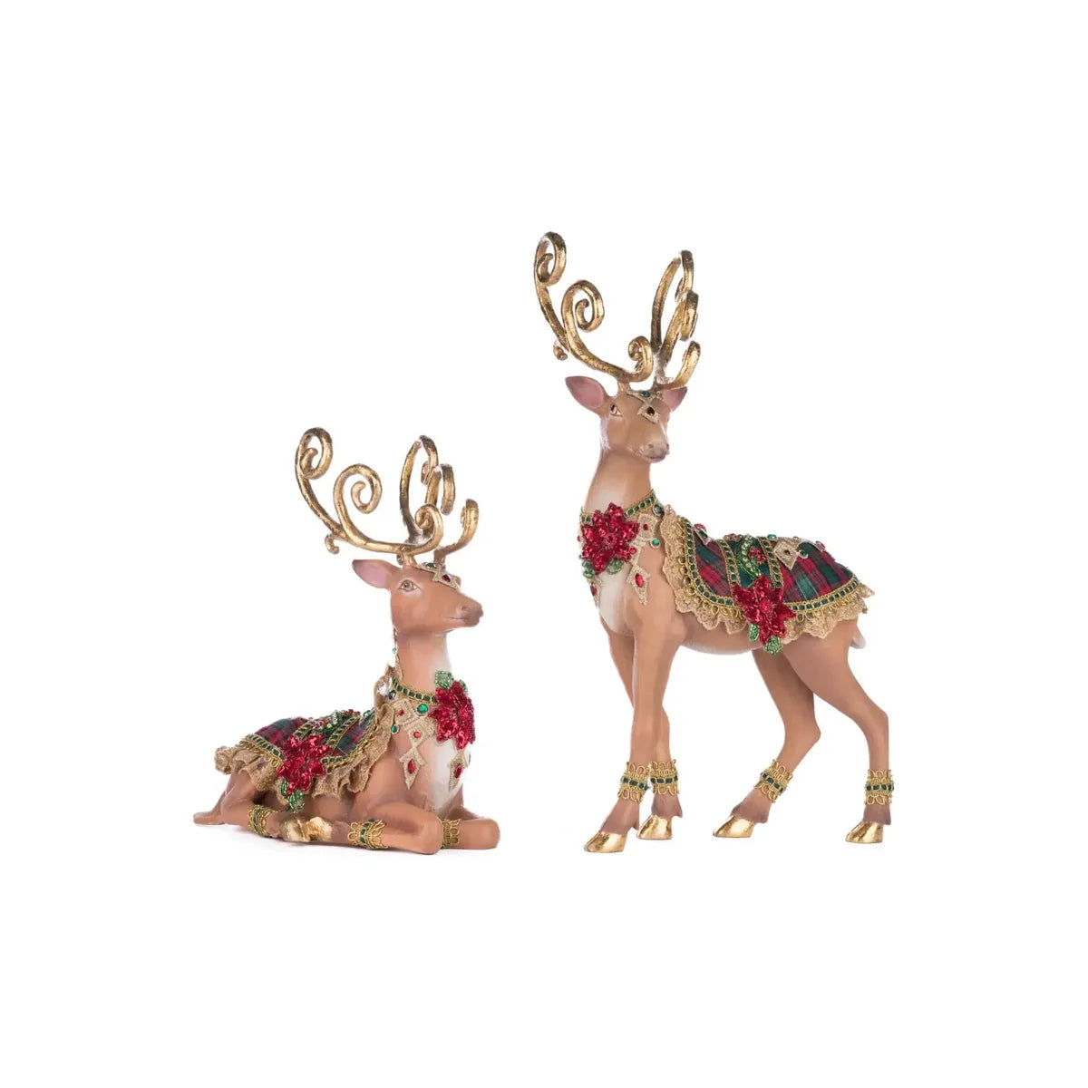 Shop For Holiday Magic Deer Assortment of 2 at Michelle's aDOORable Creations