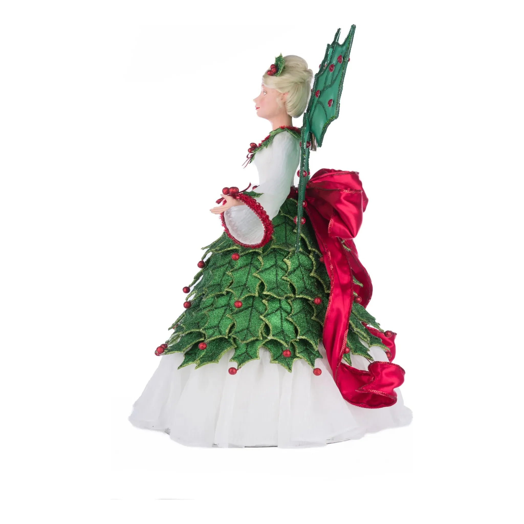 Shop For Holly Berry Fairy Tree Topper at Michelle's aDOORable Creations