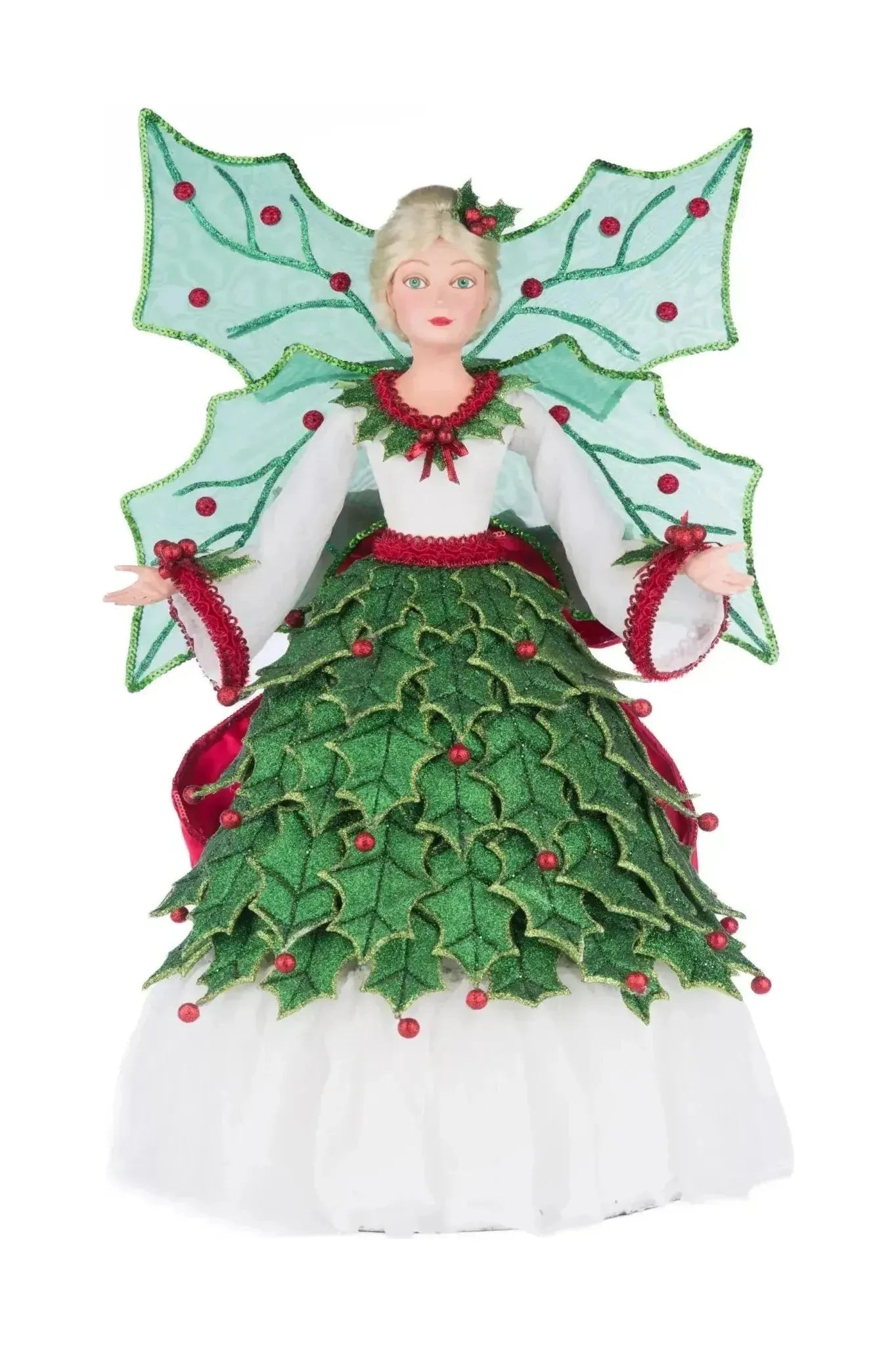 Shop For Holly Berry Fairy Tree Topper at Michelle's aDOORable Creations