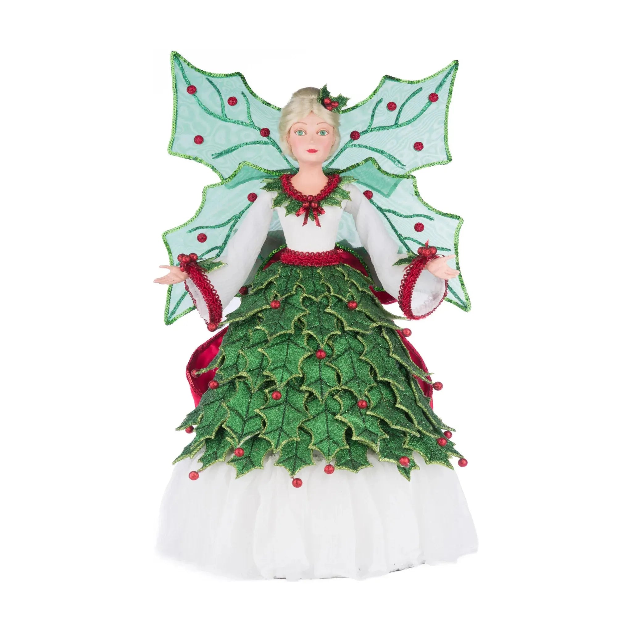 Shop For Holly Berry Fairy Tree Topper at Michelle's aDOORable Creations
