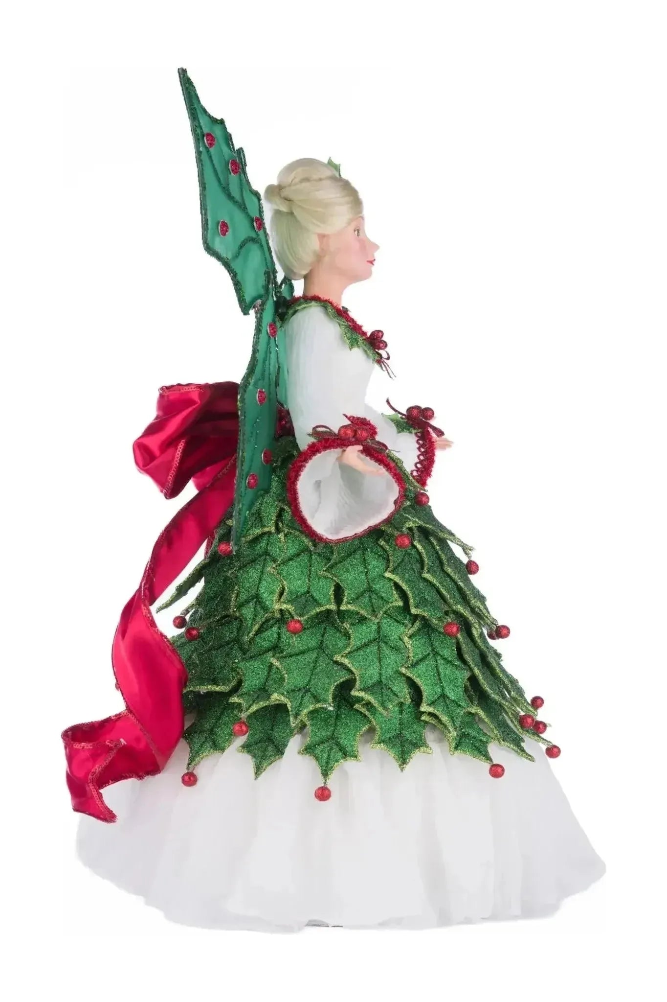 Shop For Holly Berry Fairy Tree Topper at Michelle's aDOORable Creations