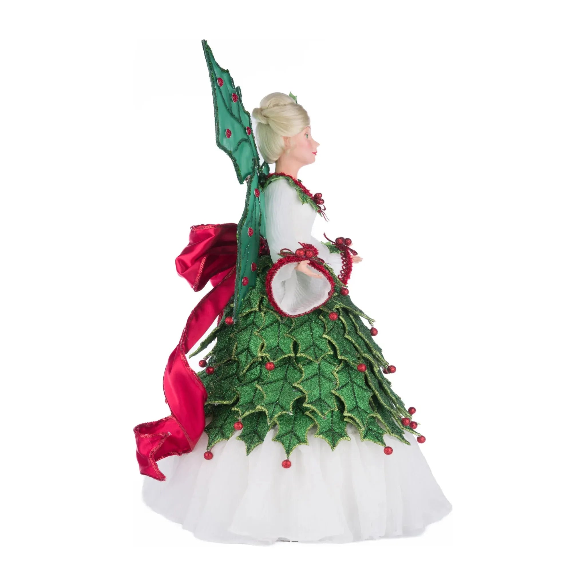 Shop For Holly Berry Fairy Tree Topper at Michelle's aDOORable Creations
