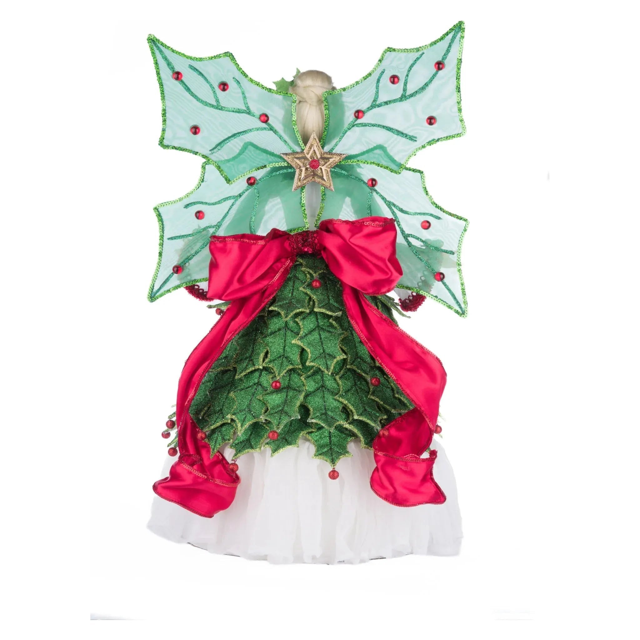Shop For Holly Berry Fairy Tree Topper at Michelle's aDOORable Creations