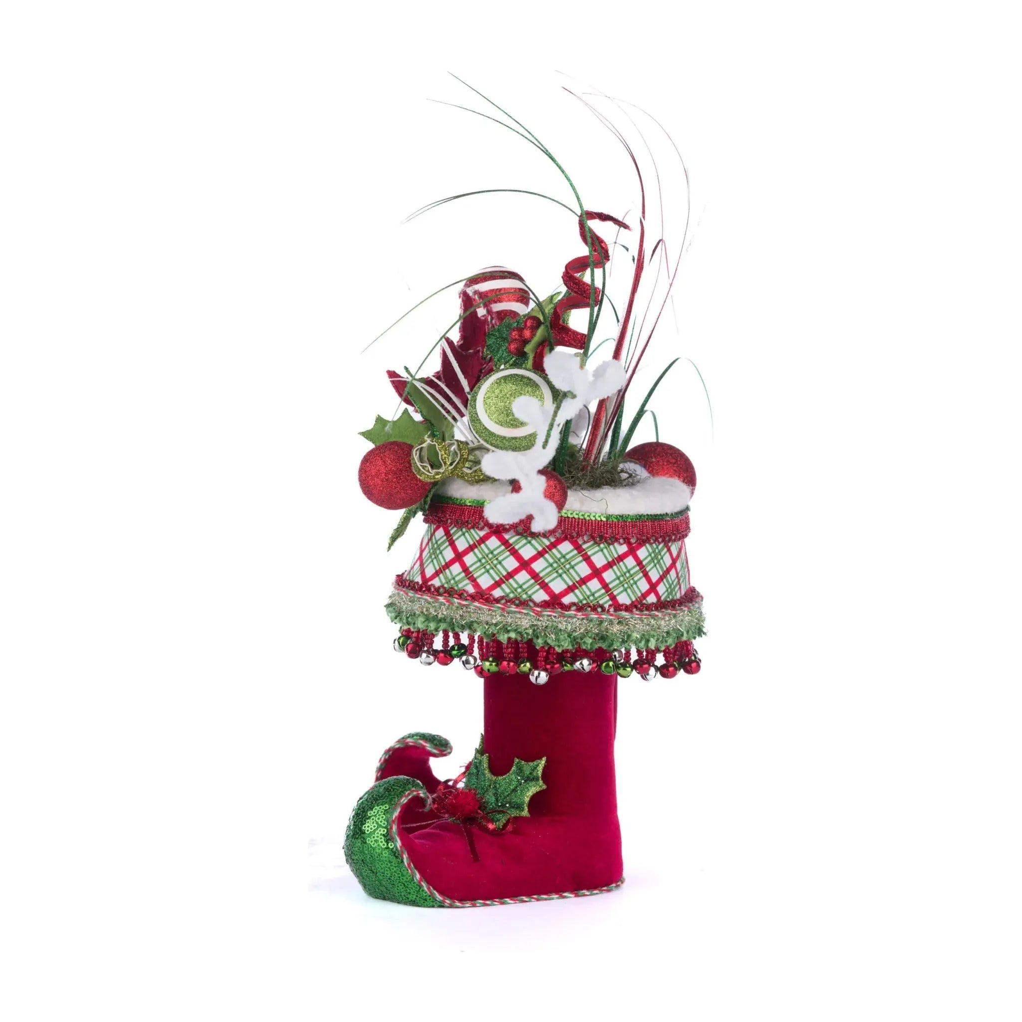 Shop For Holly Woods Elf Boots Tabletop Container at Michelle's aDOORable Creations