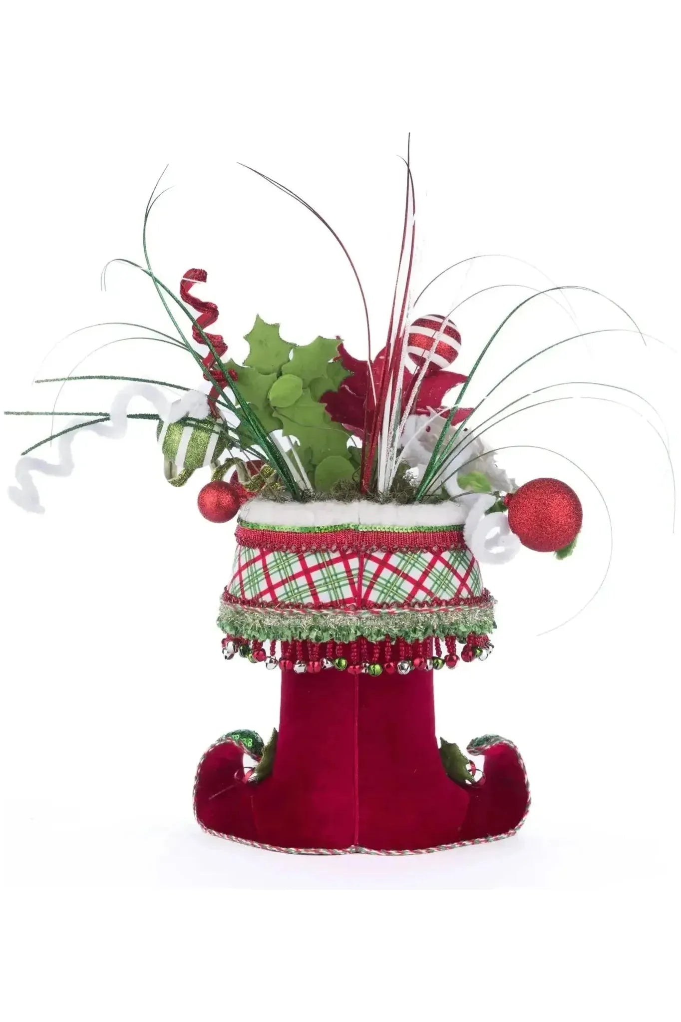 Shop For Holly Woods Elf Boots Tabletop Container at Michelle's aDOORable Creations