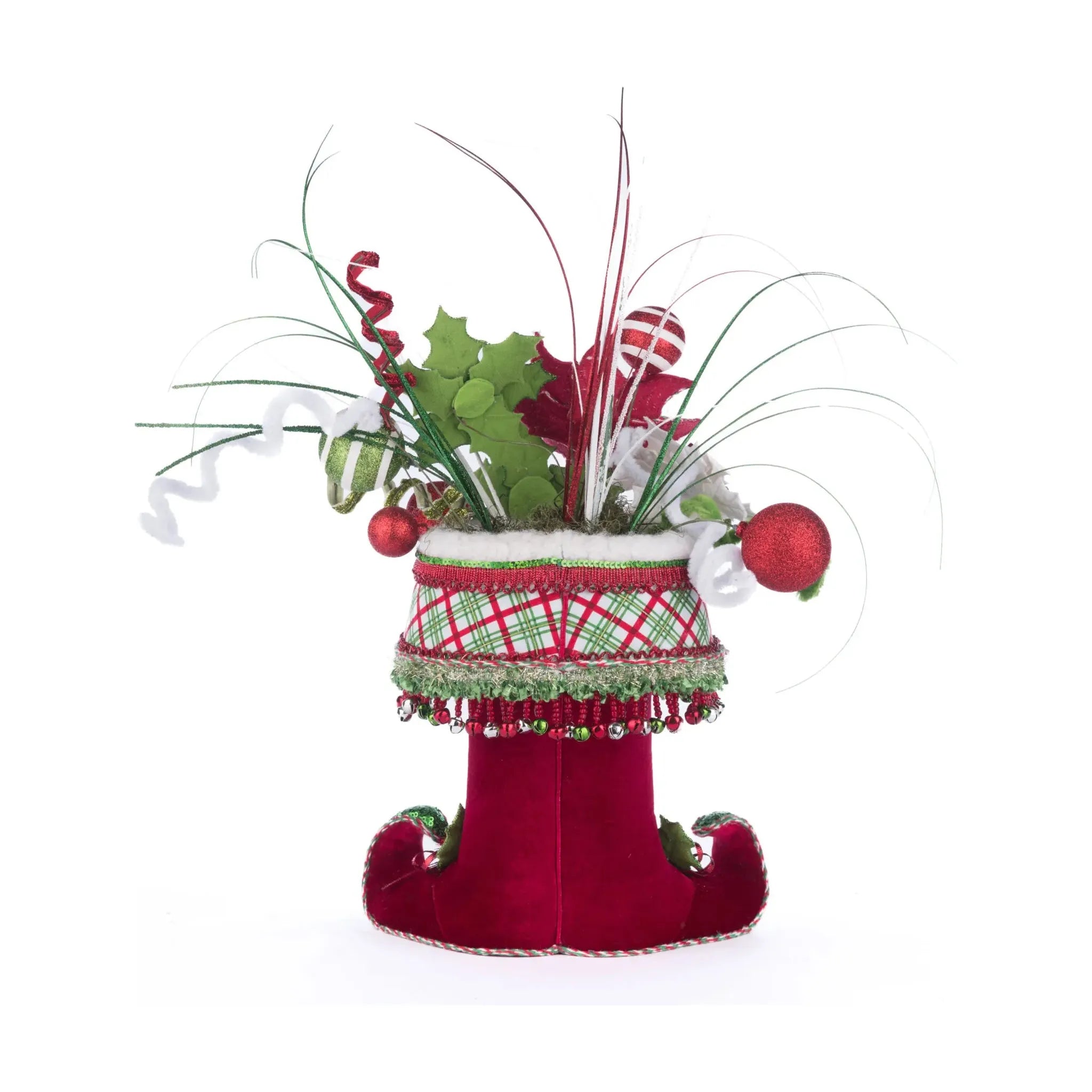 Shop For Holly Woods Elf Boots Tabletop Container at Michelle's aDOORable Creations