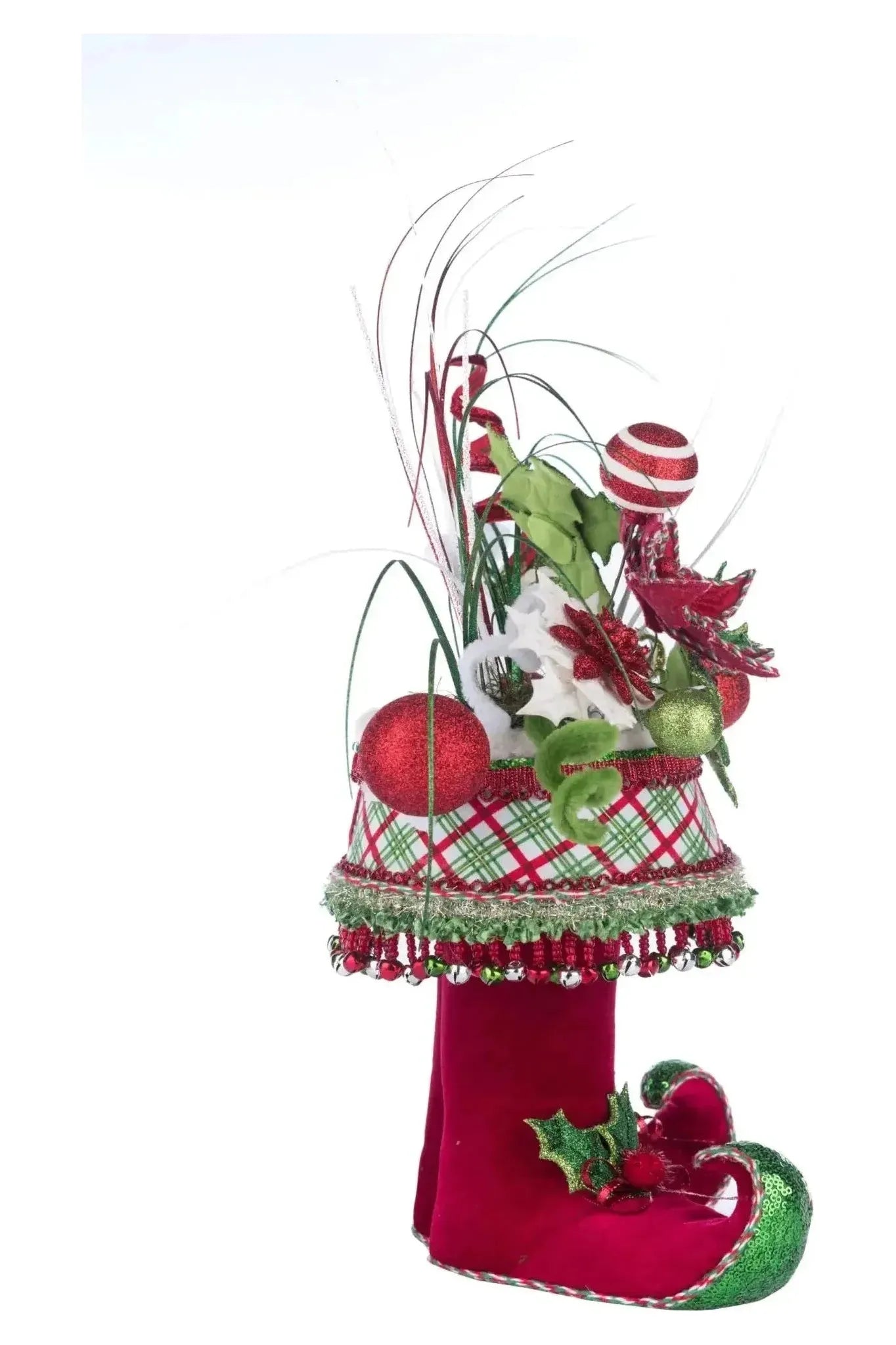 Shop For Holly Woods Elf Boots Tabletop Container at Michelle's aDOORable Creations