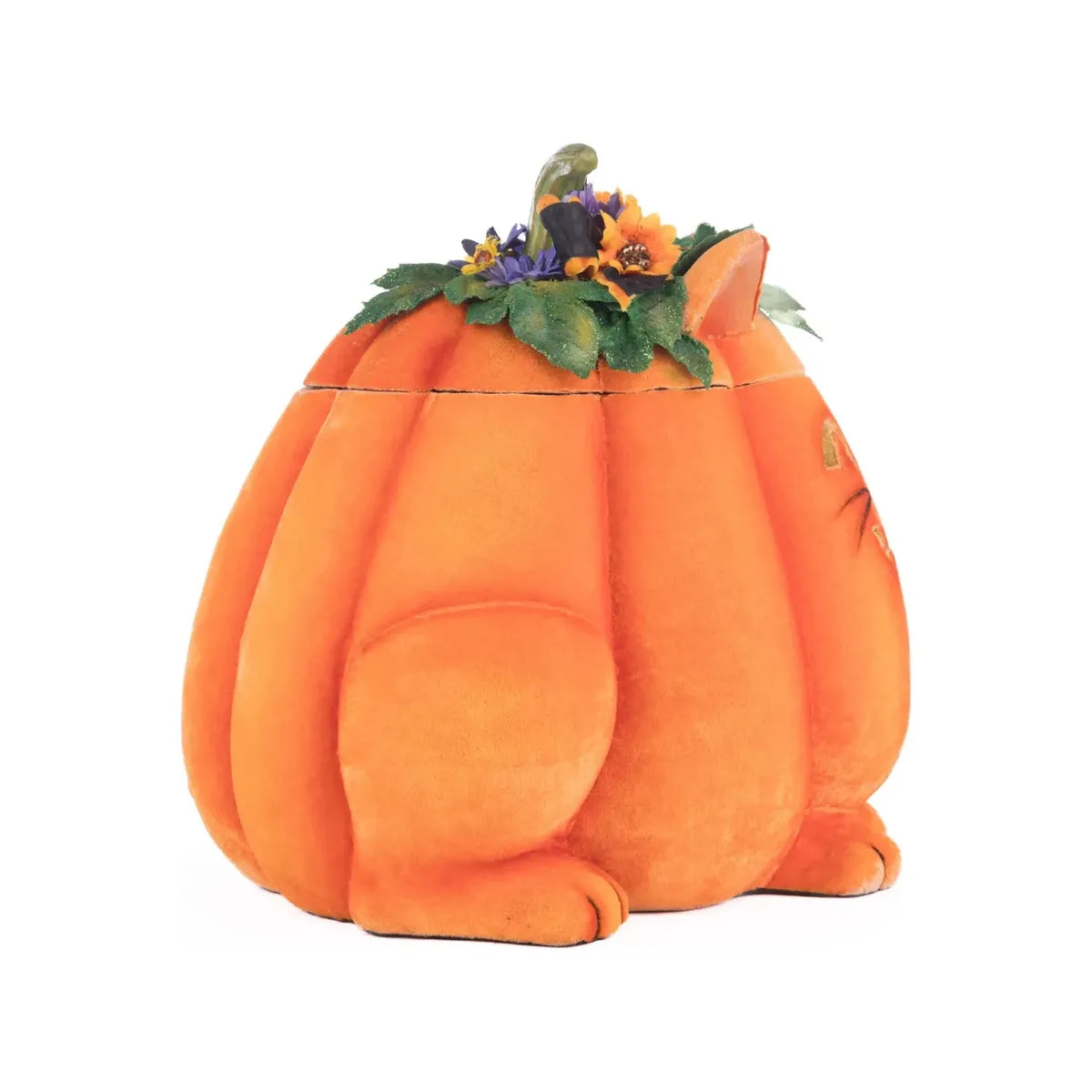 Shop For Jackie The Kitty Cat Pumpkin Candy Container at Michelle's aDOORable Creations