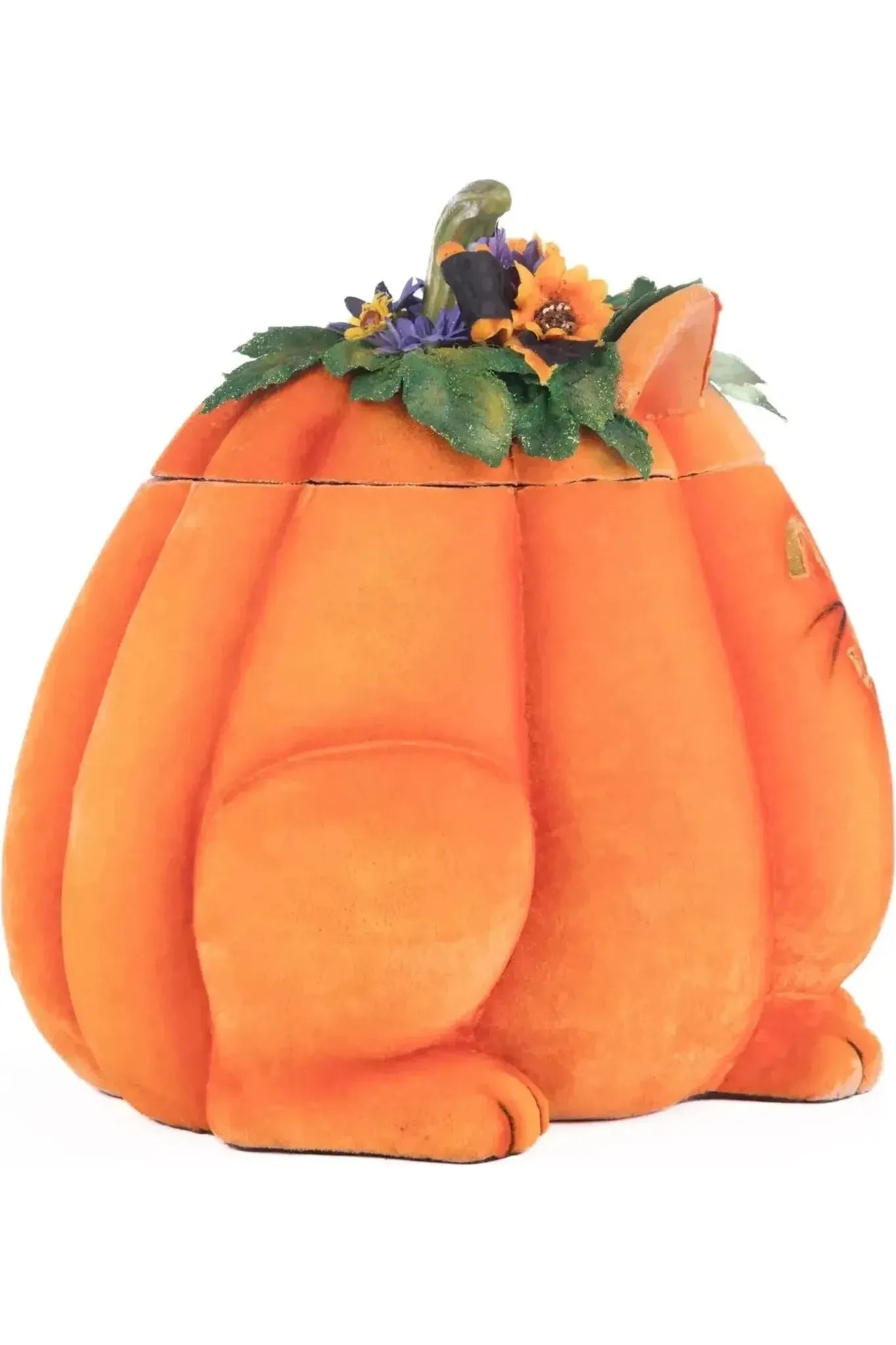 Shop For Jackie The Kitty Cat Pumpkin Candy Container at Michelle's aDOORable Creations