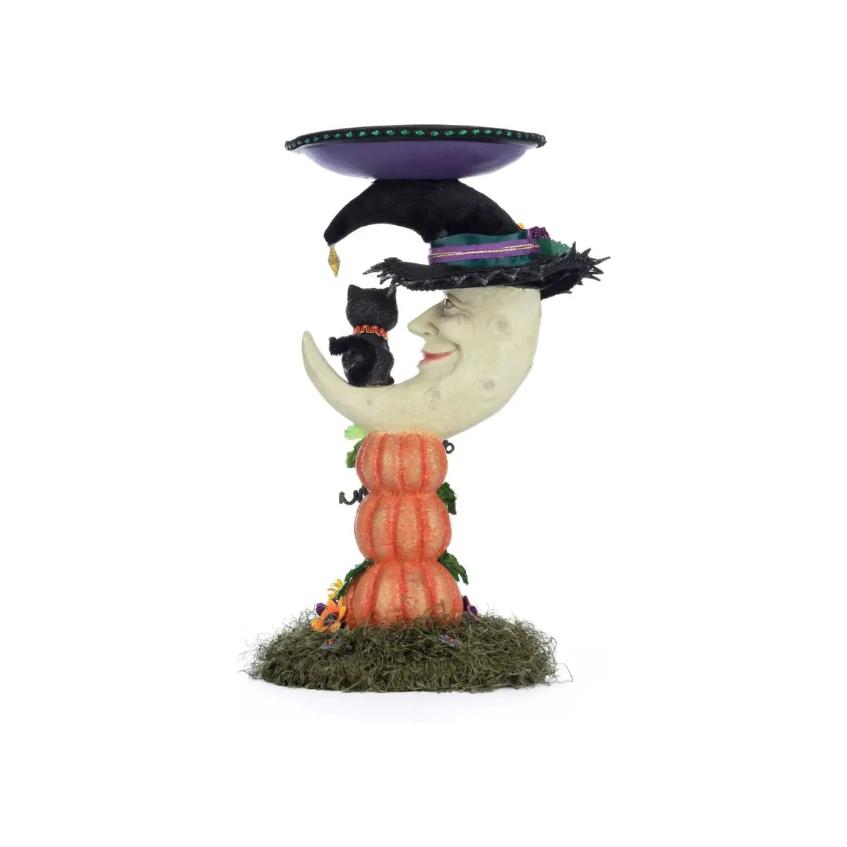 Shop For Jacks and Cats Moon Pillar Candle Holder at Michelle's aDOORable Creations