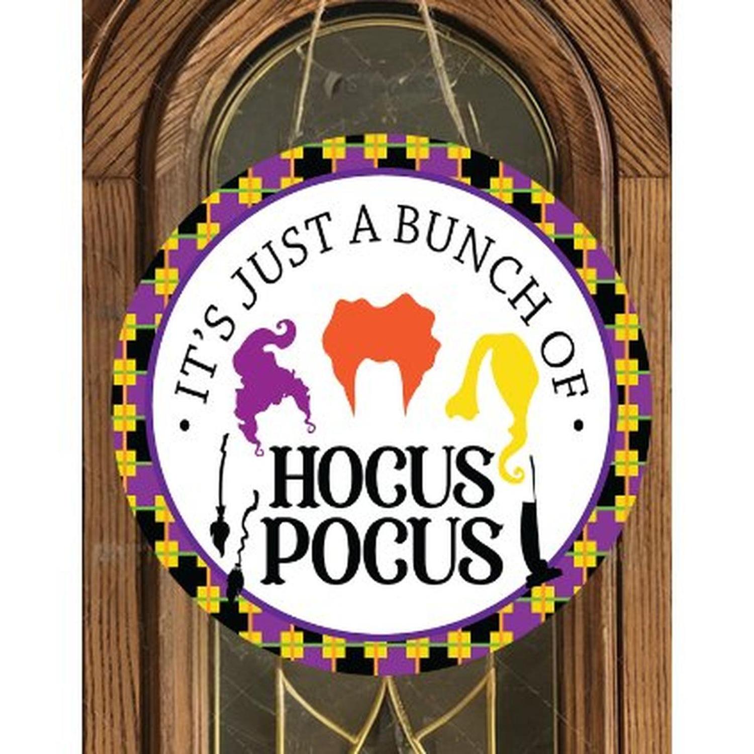 Shop For Just A Bunch Of Hocus Pocus Halloween Sign at Michelle's aDOORable Creations