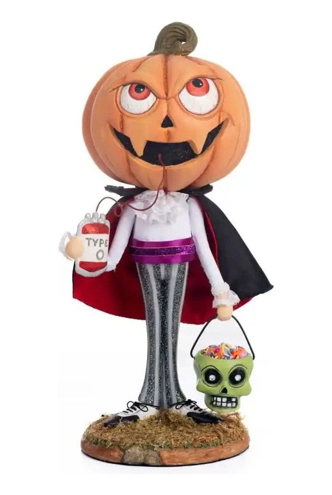 Katherine's Collection 14" Fangs Dracula Trick or Treater Figure - Michelle's aDOORable Creations - Halloween Decor