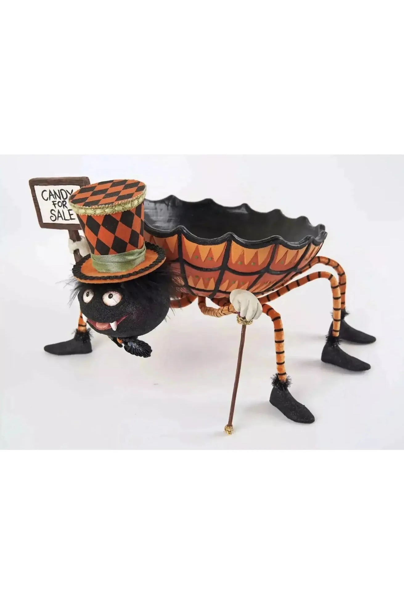 Katherine's Collection 14.75" Bewitching Bash Spider Candy Dish Halloween Decoration - Michelle's aDOORable Creations - Halloween Decor