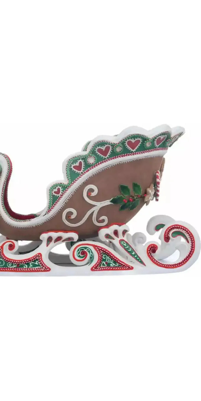 Katherine's Collection 19.25" Seasoned Greetings Sleigh - Michelle's aDOORable Creations - Christmas Decor
