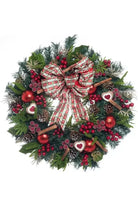 Katherine's Collection 24" Seasoned Greetings Wreath - Michelle's aDOORable Creations - Christmas Decor