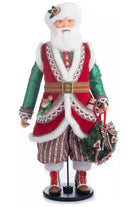 Katherine's Collection 34" Papa Nicolas Nutmeg Doll - Michelle's aDOORable Creations - Christmas Decor